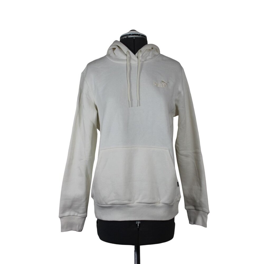 Puma women's‎ ESS+ embroidered long sleeve pullover hoodie